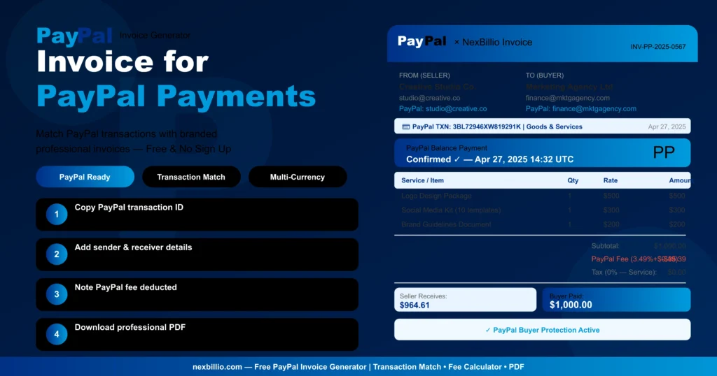 Best invoice generator for paypal