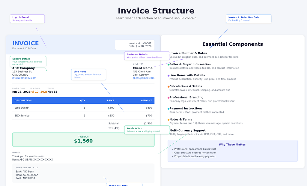 Features to Look for in an Invoice