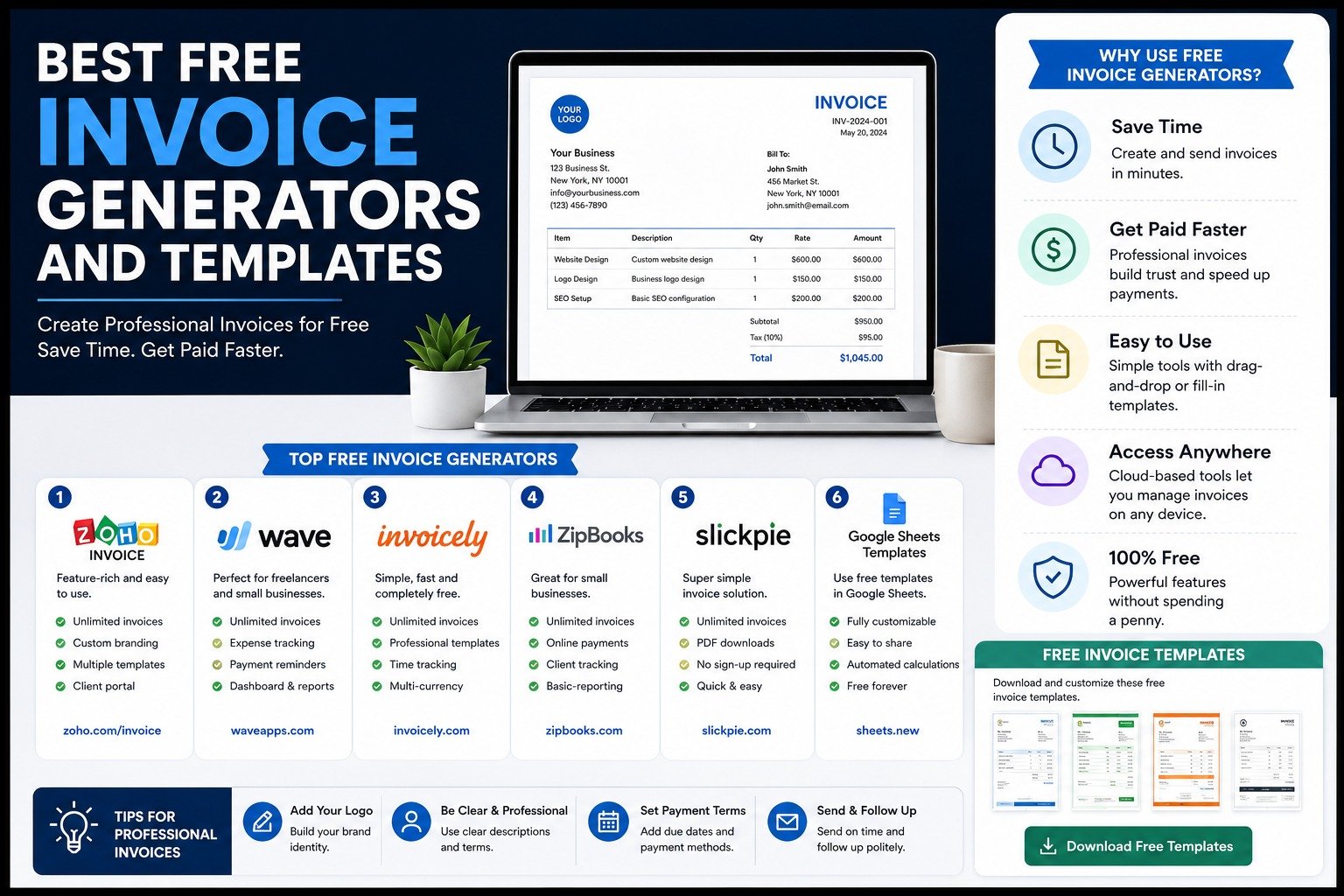 Free Invoice Templates That NexBillio Provide