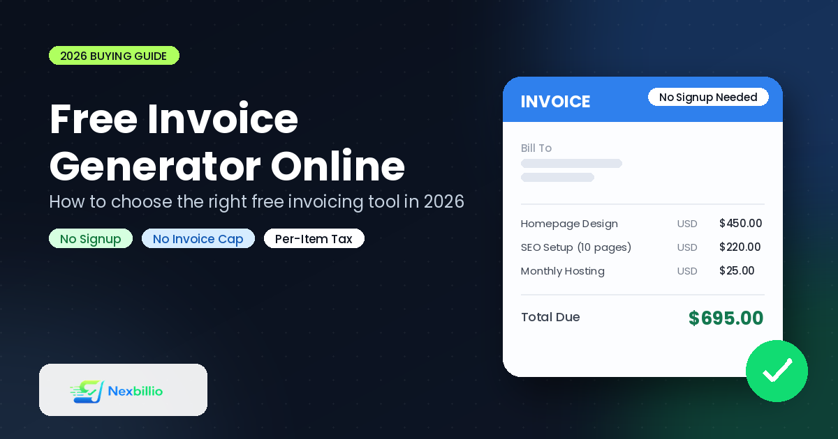 Free invoice generator online - how to choose the right invoicing tool