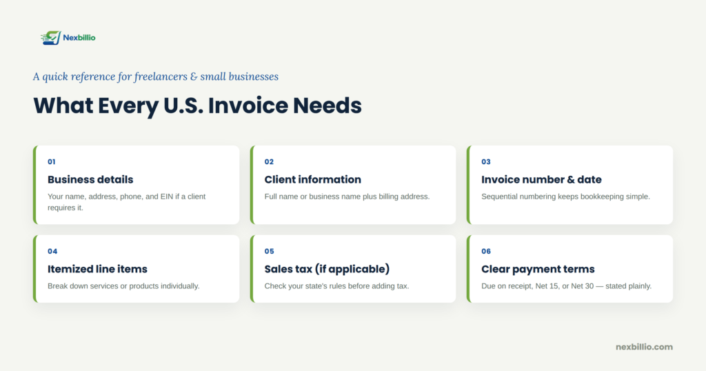 Free Invoice Generator USA | Create Invoices Online Free