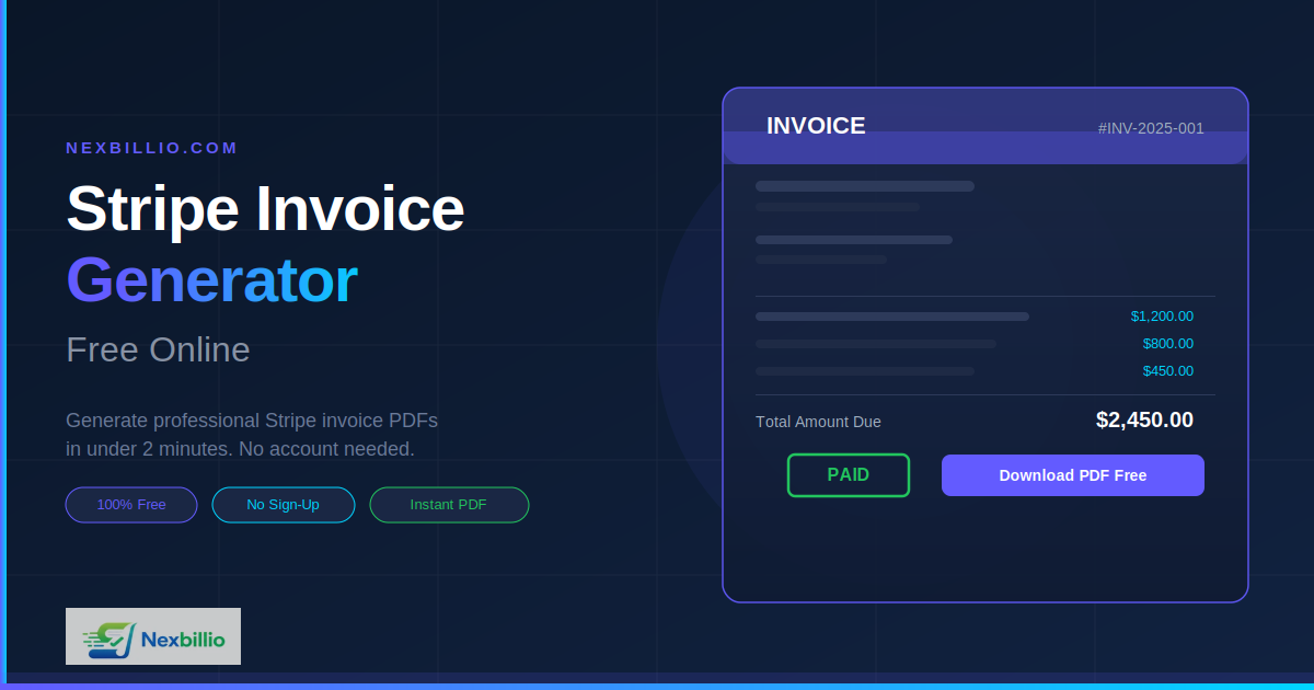 stripe invoice generator